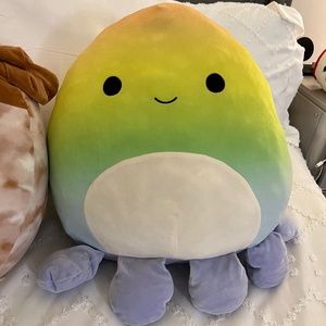 Rainbow Octopus Squishmallow, large
